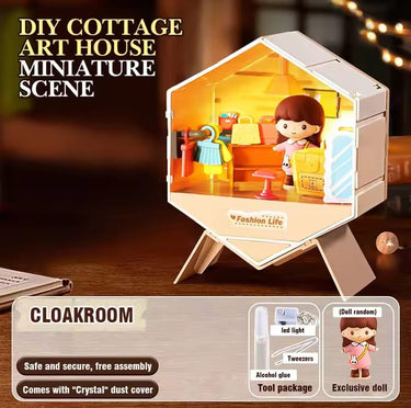 DIY Mini Creative Decoration Cloakroom